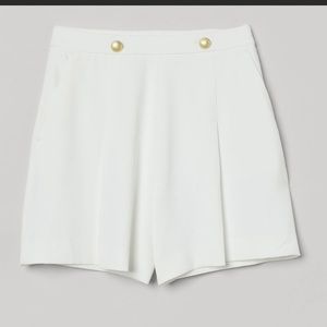 H&M High Waist Tailored Trouser Shorts